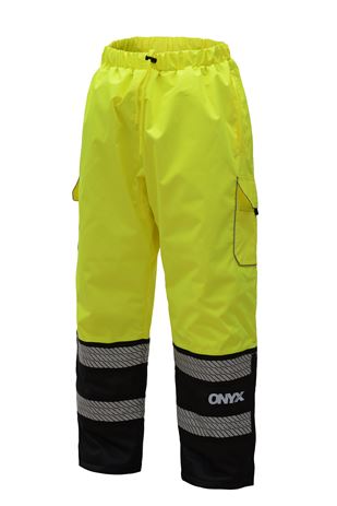 GSS Safety [6711] Hi Vis ONYX Class E Safety Pants with Teflon Coating - Lime. Live Chat for Bulk Discounts.