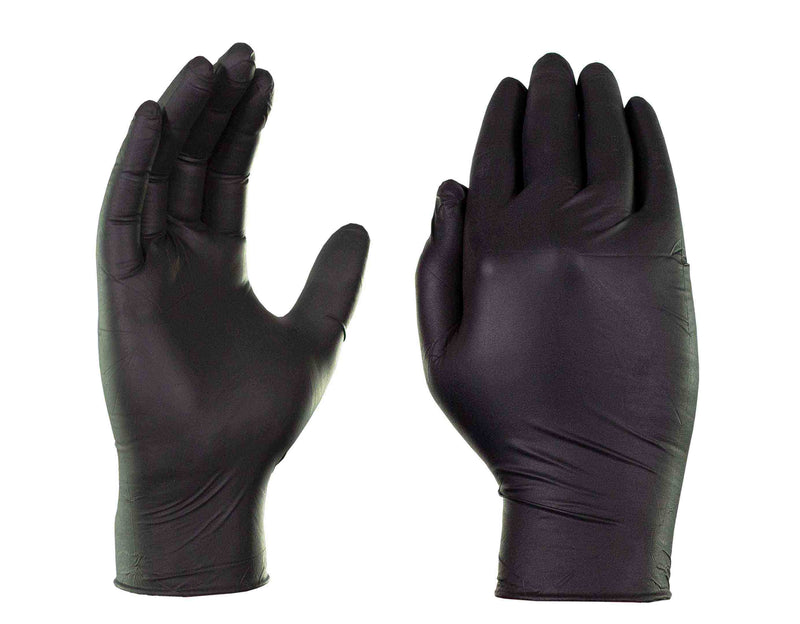 Gloveworks [GWBEN] Black 7 Mil Nitrile Latex Free Disposable Glove. ASTM D6978.  (Case of 1000). Live Chat for Bulk Discounts.