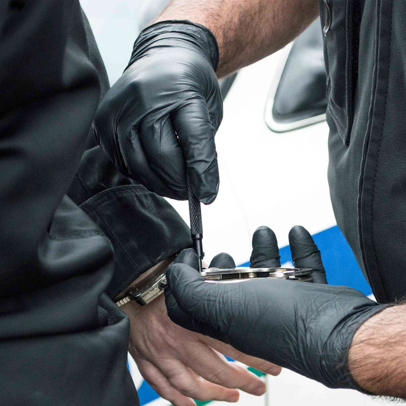 Gloveworks [GWBEN] Black 7 Mil Nitrile Latex Free Disposable Glove. ASTM D6978.  (Case of 1000). Live Chat for Bulk Discounts.