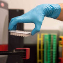 Gloveworks Extended Cuff Exam Grade Blue Nitrile Gloves.  7 mil, 12 inches long, Latex Free, Powder Free, Textured, Disposable [GPNHD], Case of 500.  Live Chat for Bulk Discounts.