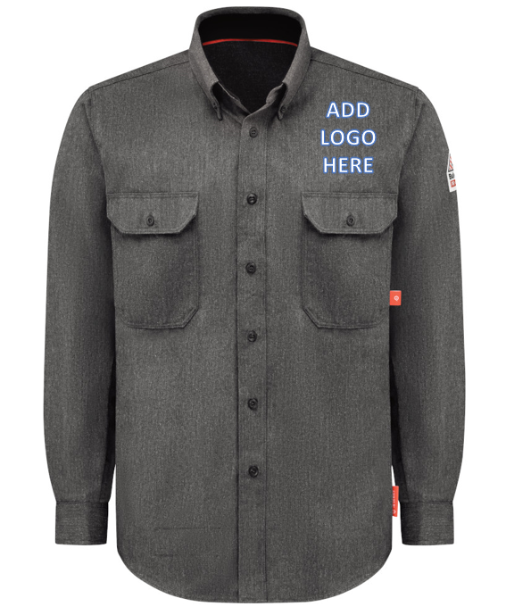 Bulwark [QS50] iQ Series Comfort Woven Men's Lightweight FR Shirt. Live Chat for Bulk Discounts.