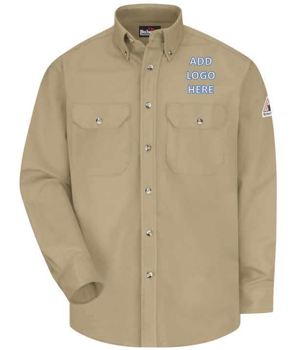 Bulwark [SLU2] Men's Midweight FR Dress Uniform Shirt. Live Chat for Bulk Discounts.