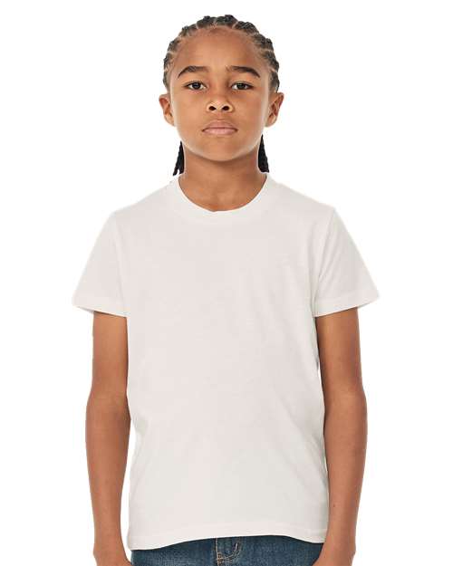 BELLA + CANVAS Youth Jersey Tee 3001Y - Vintage White