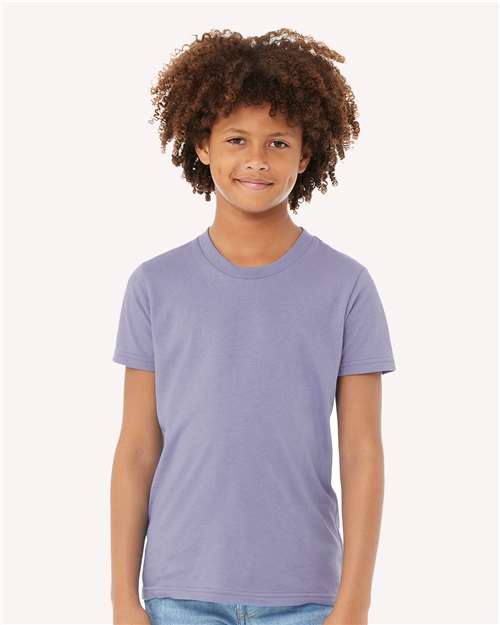 BELLA + CANVAS Youth Jersey Tee 3001Y - Dark Lavender