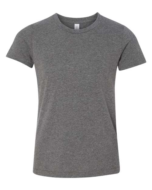 BELLA + CANVAS Youth CVC Jersey Tee 3001YCVC - Deep Heather