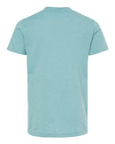 BELLA + CANVAS Youth CVC Jersey Tee 3001YCVC - Heather Blue Lagoon
