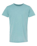 BELLA + CANVAS Youth CVC Jersey Tee 3001YCVC - Heather Blue Lagoon