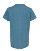 BELLA + CANVAS Youth CVC Jersey Tee 3001YCVC - Heather Deep Teal