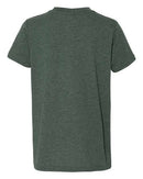 BELLA + CANVAS Youth CVC Jersey Tee 3001YCVC - Heather Forest