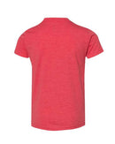 BELLA + CANVAS Youth CVC Jersey Tee 3001YCVC - Heather Red