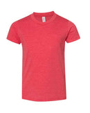 BELLA + CANVAS Youth CVC Jersey Tee 3001YCVC - Heather Red