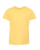 BELLA + CANVAS Youth CVC Jersey Tee 3001YCVC - Heather Yellow Gold