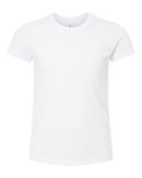 BELLA + CANVAS Youth CVC Jersey Tee 3001YCVC - Solid White Blend