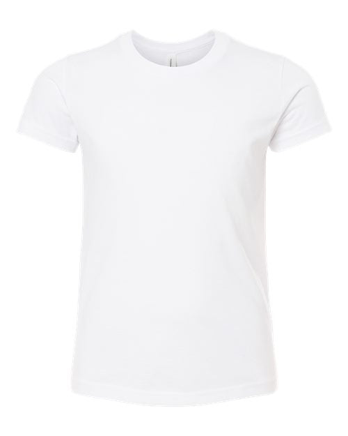 BELLA + CANVAS Youth CVC Jersey Tee 3001YCVC - Solid White Blend