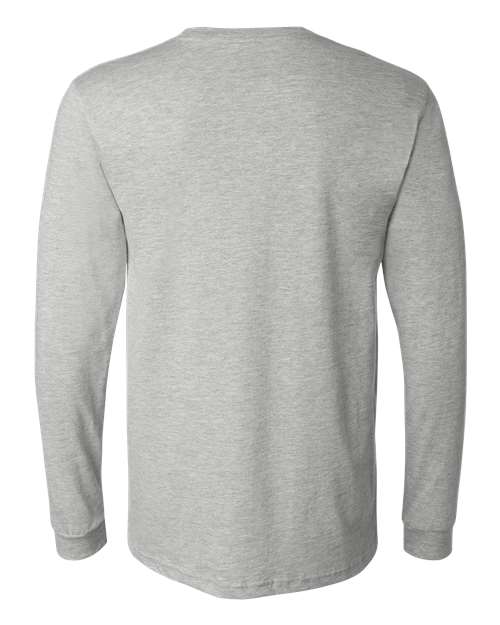 BELLA + CANVAS Heather CVC Long Sleeve Tee 3501CVC - Athletic Heather