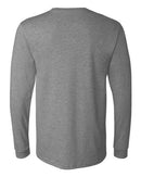 BELLA + CANVAS Heather CVC Long Sleeve Tee 3501CVC - Deep Heather
