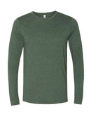 BELLA + CANVAS Heather CVC Long Sleeve Tee 3501CVC - Heather Forest