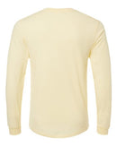 BELLA + CANVAS Heather CVC Long Sleeve Tee 3501CVC - Heather French Vanilla