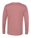 BELLA + CANVAS Heather CVC Long Sleeve Tee 3501CVC - Heather Mauve