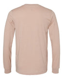 BELLA + CANVAS Heather CVC Long Sleeve Tee 3501CVC - Heather Pink Gravel