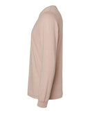 BELLA + CANVAS Heather CVC Long Sleeve Tee 3501CVC - Heather Pink Gravel