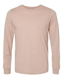 BELLA + CANVAS Heather CVC Long Sleeve Tee 3501CVC - Heather Pink Gravel