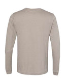 BELLA + CANVAS Heather CVC Long Sleeve Tee 3501CVC - Heather Stone
