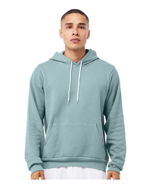BELLA + CANVAS Sponge Fleece Hoodie 3719 - Heather Blue Lagoon
