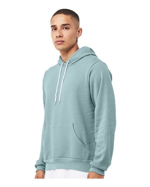 BELLA + CANVAS Sponge Fleece Hoodie 3719 - Heather Blue Lagoon