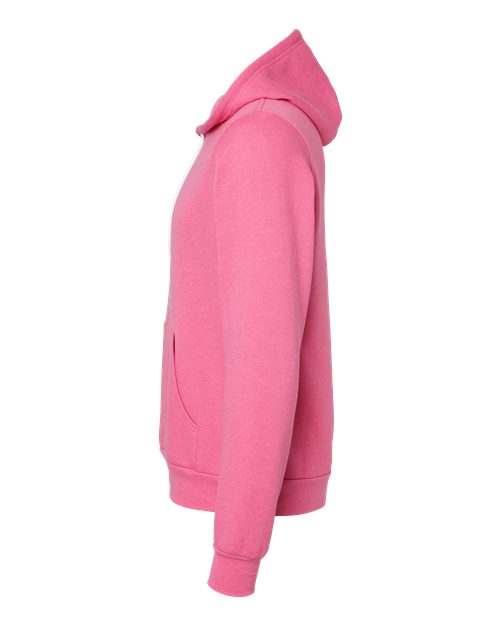 BELLA + CANVAS Sponge Fleece Hoodie 3719 - Heather Charity Pink