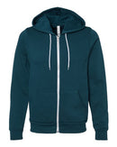 BELLA + CANVAS Sponge Fleece Full-Zip Hoodie 3739 - Atlantic