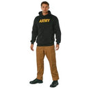 Rothco Army Printed Pullover Hoodie - Black. Item