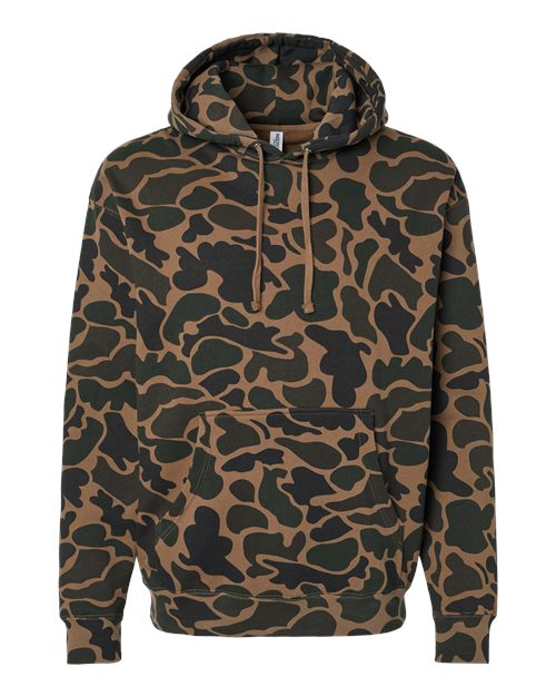 Independent Trading Co. Heavyweight Hooded Sweatshirt IND4000 - Duck Camo