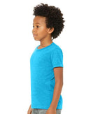BELLA + CANVAS Youth CVC Jersey Tee 3001YCVC - Neon Blue