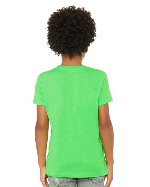 BELLA + CANVAS Youth CVC Jersey Tee 3001YCVC - Neon Green