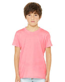BELLA + CANVAS Youth CVC Jersey Tee 3001YCVC - Neon Pink
