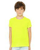 BELLA + CANVAS Youth CVC Jersey Tee 3001YCVC - Neon Yellow