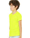 BELLA + CANVAS Youth CVC Jersey Tee 3001YCVC - Neon Yellow