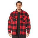 Rothco Buffalo Plaid Quilted Lined Jacket - Red. Item