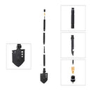 Rothco 8-in-1 Multi-Tool Survival Shovel / Portable Camping Entrenching Tool - Stainless Steel. Item