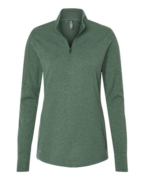 Adidas Women's 3-Stripes Quarter-Zip Sweater A555
