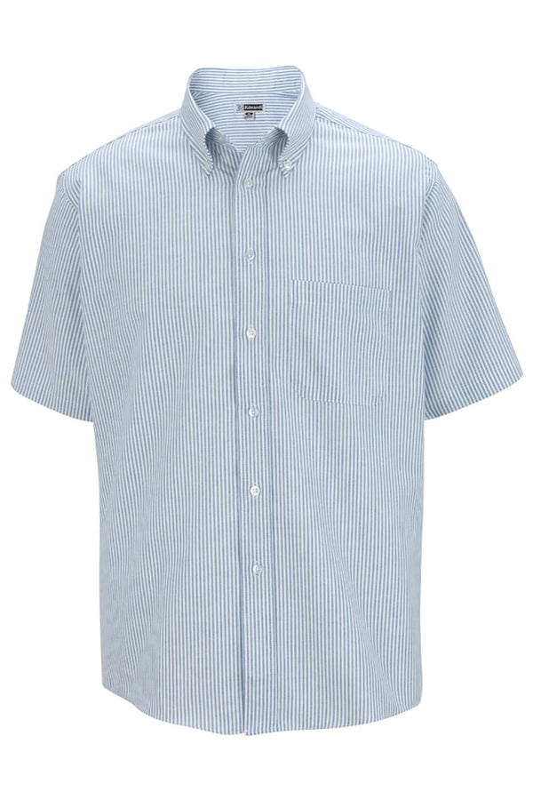 Edwards Easy Care Oxford Short Sleeve Mens Shirt [#1027].  Live Chat for Bulk Discounts