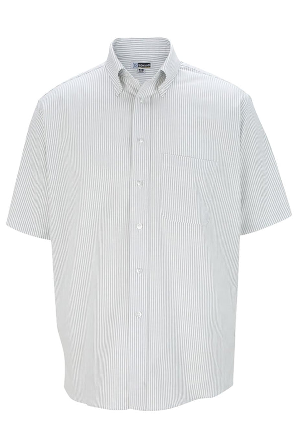 Edwards Easy Care Oxford Short Sleeve Mens Shirt [#1027].  Live Chat for Bulk Discounts