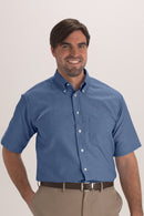 Edwards Easy Care Oxford Short Sleeve Mens Shirt [
