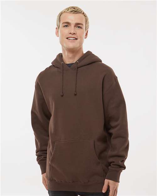 Independent Trading Co. Heavyweight Hooded Sweatshirt IND4000 - Brown