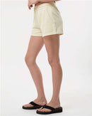 Independent Trading Co. Women’s Lightweight California Wave Wash Fleece Shorts PRM20SRT