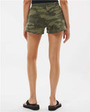 Independent Trading Co. Women’s Lightweight California Wave Wash Fleece Shorts PRM20SRT