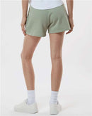Independent Trading Co. Women’s Lightweight California Wave Wash Fleece Shorts PRM20SRT
