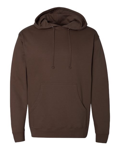 Independent Trading Co. Midweight Hooded Sweatshirt SS4500 - Brown