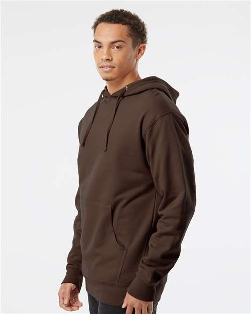 Independent Trading Co. Midweight Hooded Sweatshirt SS4500 - Brown